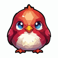 Fototapeta premium Bird animal vector design illustration