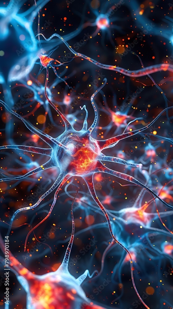 Poster Generative AI : Neurons and cells from a microscopic perspectiv