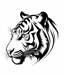 Obraz premium Tribal Tiger Art