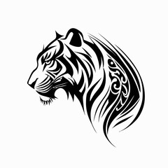 Obraz premium Tribal Tiger Art