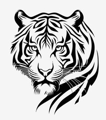 Obraz premium Tribal Tiger Art