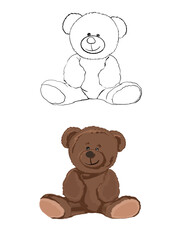 bear coloring book