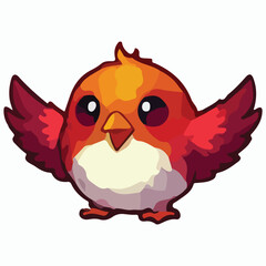 Bird animal vector design illustration