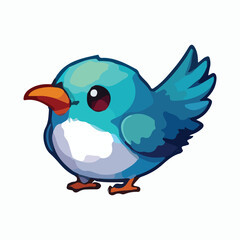 Bird animal vector design illustration
