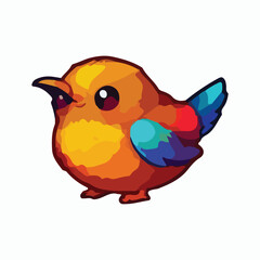 Bird animal vector design illustration