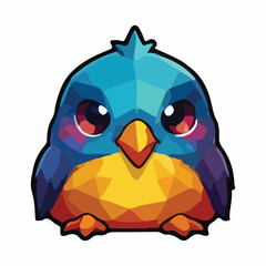 Bird animal vector design illustration