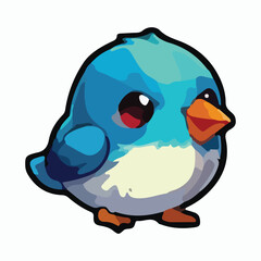 Bird animal vector design illustration