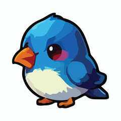 Bird animal vector design illustration