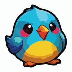 Bird animal vector design illustration