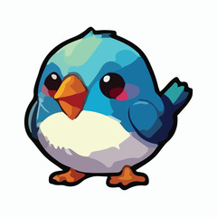 Bird animal vector design illustration