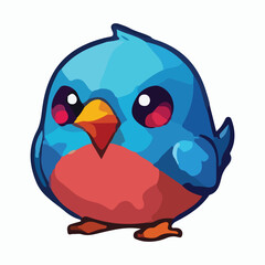 Bird animal vector design illustration