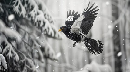 winged blackbird