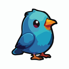 Bird animal vector design illustration