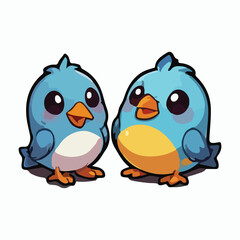 Bird animal vector design illustration