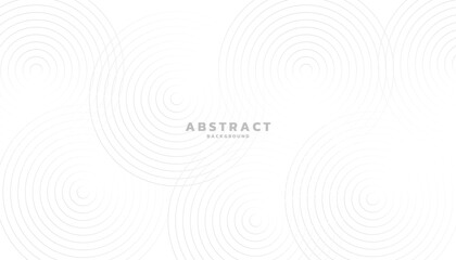 Abstract modern white banner background gradient color. circle halftone pattern curve wave.