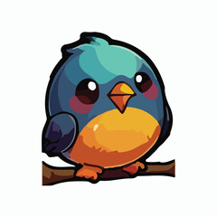 Bird animal vector design illustration