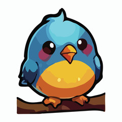 Bird animal vector design illustration