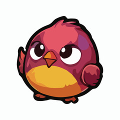 Bird animal vector design illustration