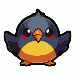 Bird animal vector design illustration