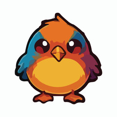 Bird animal vector design illustration