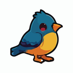 Bird animal vector design illustration