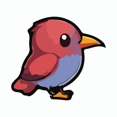 Bird animal vector design illustration