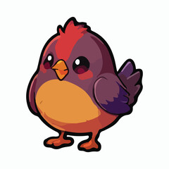 Bird animal vector design illustration