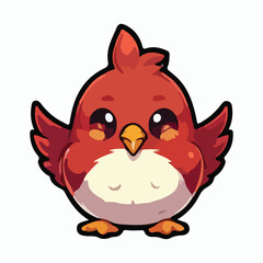 Bird animal vector design illustration