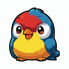 Bird animal vector design illustration