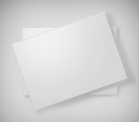 White Box, Blank Puzzle game Mockup with Box, Clear Jigsaw pieces, big board tempelate, puzzle packaging 3D Rendered Isolated on a light background