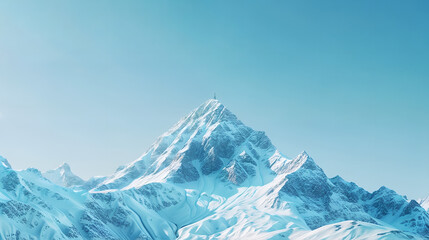 Obraz premium snow covered mountains