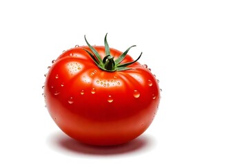 Tomato Illustration Digital Vegetable Painting Isolated Background Graphic Vegan Healthy Food Design