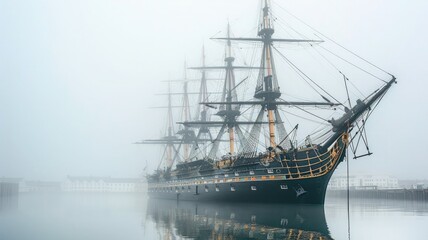 Fototapeta premium HMS Warrior, Portsmouth, the first ever ironclad vessel