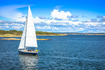 Gothenburg archipelago islands sailboat sailing view
