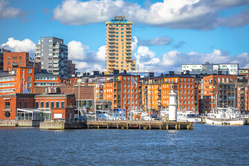 Obraz premium City of Gothenburg waterfront view