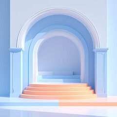 Modern and Elegant Staircase Archway for Creative Projects