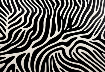 Fototapeta na wymiar Zebra Print Pattern Illustration Digital Artwork Animal Fur Painting Background Design