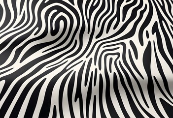 Zebra Print Pattern Illustration Digital Artwork Animal Fur Painting Background Design