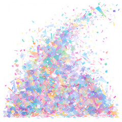 Joyous Blossom of Rainbow Paper Streamers for Festive Events