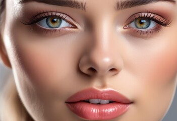 Naklejka premium A Portrait Of Breathtakingly Gorgeous, Exotic, Beautiful Woman. 