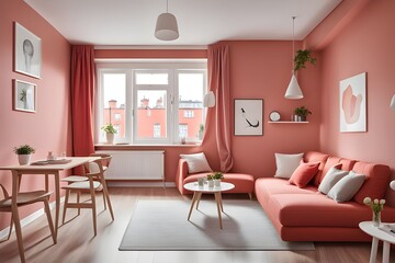 Fototapeta premium apartment with stylish design