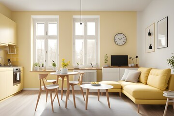 apartment with stylish design