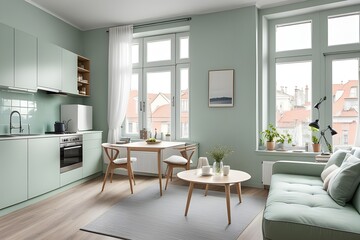 apartment with stylish design