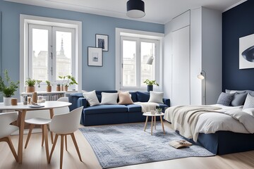 Fototapeta premium apartment with stylish design