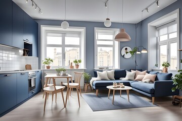 Fototapeta premium apartment with stylish design