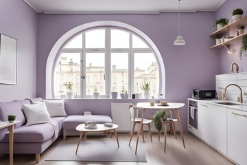 Fototapeta premium apartment with stylish design