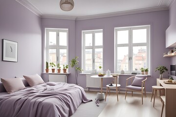 Fototapeta premium apartment with stylish design