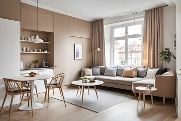 Naklejka na ściany i meble apartment with stylish design