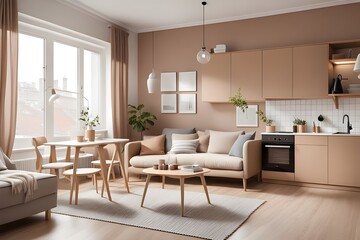 apartment with stylish design