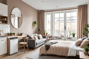 Fototapeta premium apartment with stylish design